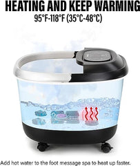 All in One Foot Spa - Motorized and Heated Massager