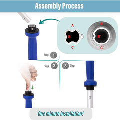 Stretch Wrap Dispenser, Aluminum, Handles 18" Rolls of Film