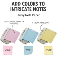 MANGOSLAB Nemonic Sticky Note Cartridge | Blue, Pink, Yellow (3 ea)