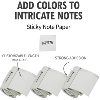 MANGOSLAB Nemonic Sticky Note Cartridge | White (3 ea)