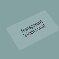 Nemonic Transparent & Waterproof Label Paper Cartridge | 3 x 2 Inch (190 labels)
