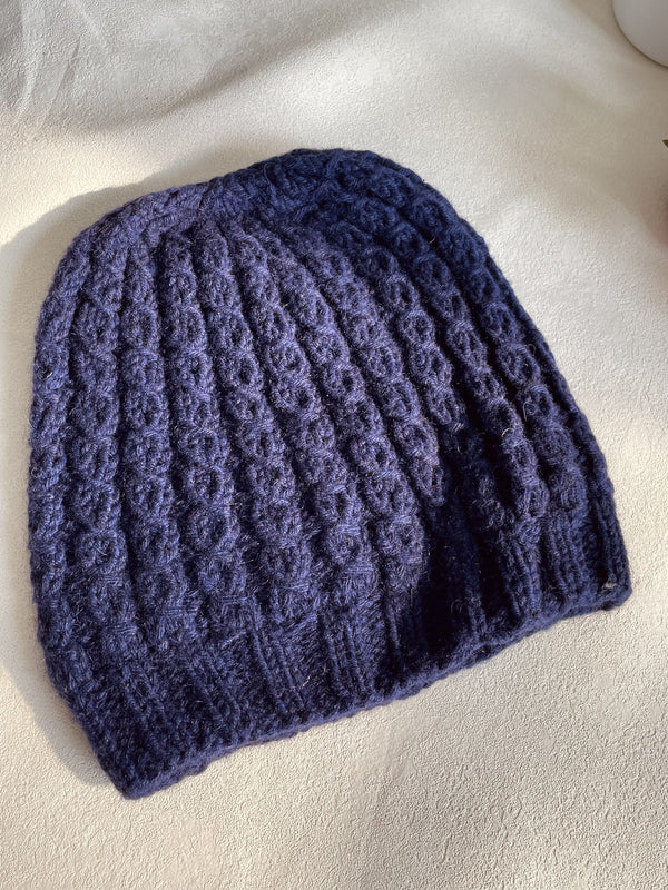 Rocking yak 100% Tibetan Yak Eyelet Slouchy Hat