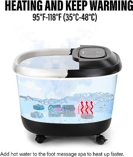 All in One Foot Spa - Motorized and Heated Massager