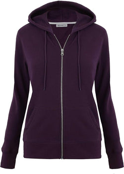 Women's French Terry Regular Fit Zip up Hoodie