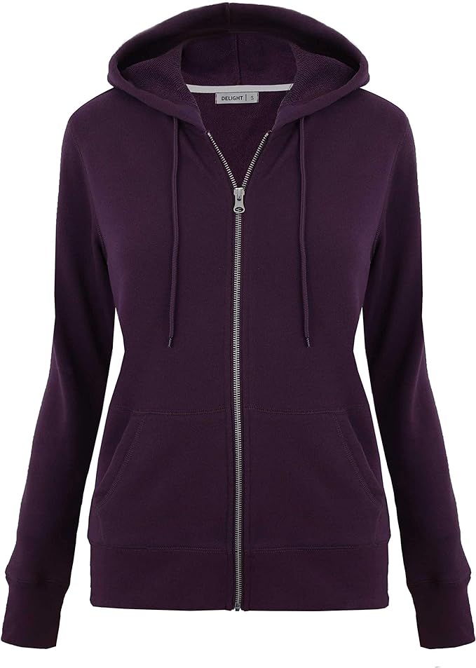 Women's French Terry Regular Fit Zip up Hoodie