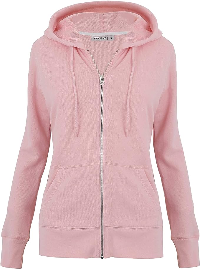 Women's French Terry Regular Fit Zip up Hoodie