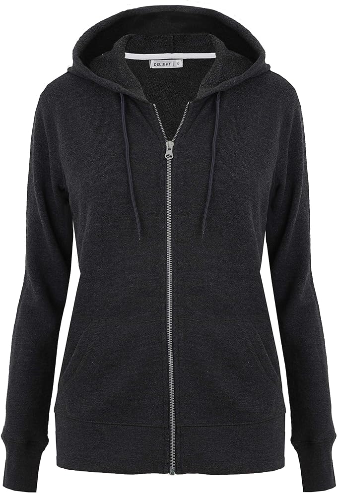 Women's French Terry Regular Fit Zip up Hoodie