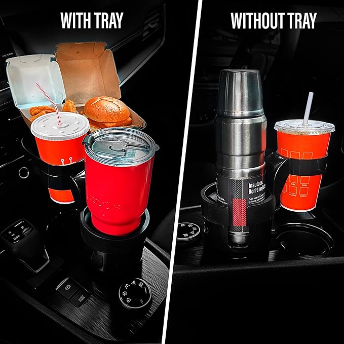 AUTO Jungle Multi Function 2-in-1 Cup Holder with Tray