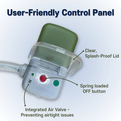 Transfer Pump w/Auto-Stop Overfill Protection for Fuel, Water & More, 2.4 GPM, AA Battery Included, Ergonomic Nozzle, Universal & VP Racing Can Adapters, 51” Hose, PLUS a Manual Siphon