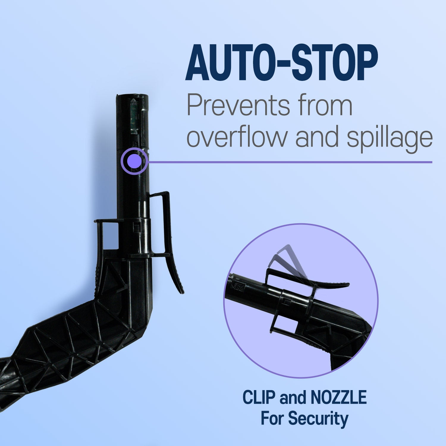 Transfer Pump w/Auto-Stop Overfill Protection for Fuel, Water & More, 2.4 GPM, AA Battery Included, Ergonomic Nozzle, Universal & VP Racing Can Adapters, 51” Hose, PLUS a Manual Siphon